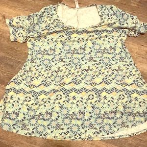 EUC lularoe 2xl perfect tee